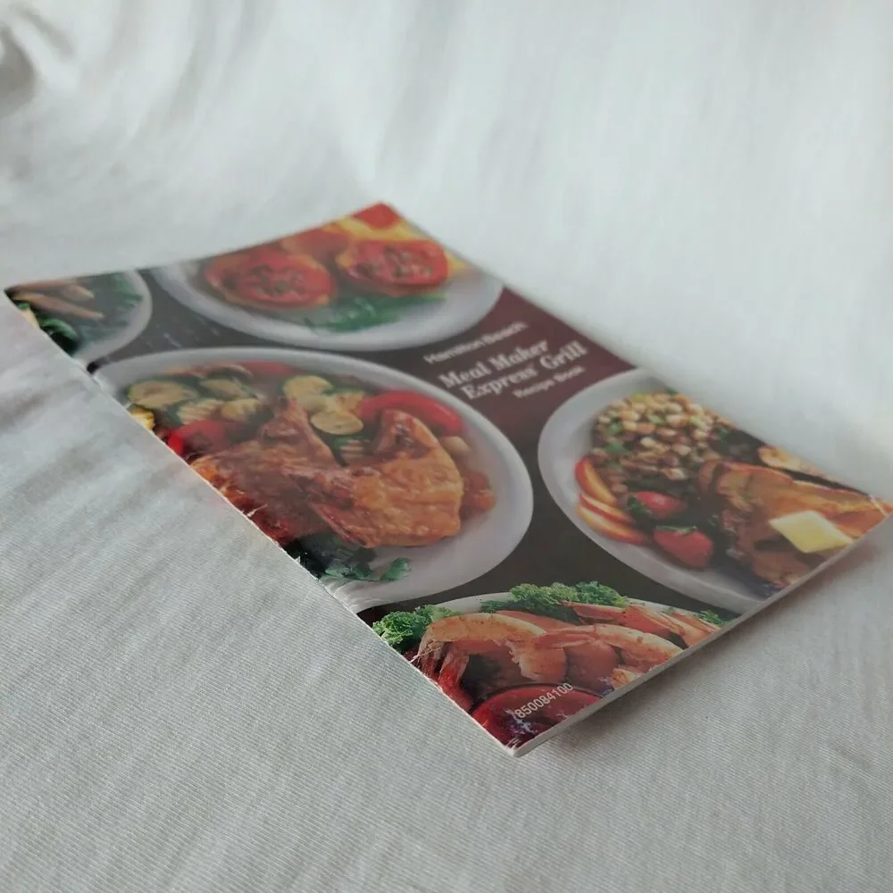 Hamilton Beach Meal Maker Express Grill Recipe CookBook Bilingual French English